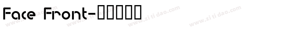 Face Front字体转换
